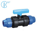 PP Compression Ball Valve for PE Pipe